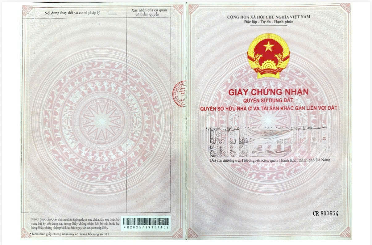 Bìa sổ đỏ
